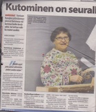 Vantaan Sanomat 2.4.2014 artikkeli