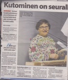 Vantaan Sanomat 2.4.2014 artikkeli